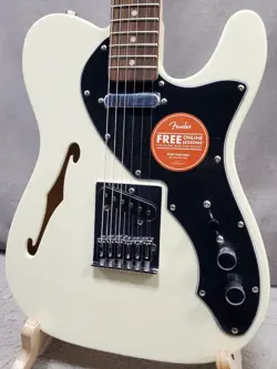 SQUIER BY FENDER AFFINITY TELECASTER THINLINE OLYMPIC WHITE SAFE DELIVERY FROM J