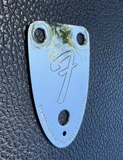 NOS USA 1970S STYLE F FENDER STRATOCASTER 3 BOLT NECK PLATE NO #