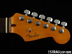 USED FENDER AMERICAN ULTRA STRATOCASTER STRAT NECK & LOCKING TUNERS 
