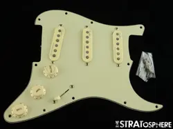 USED FENDER AMERICAN ULTRA STRAT LOADED PICKGUARD, S1 NOISELESS USA MINT