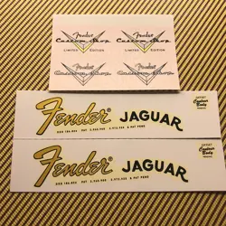 2PCS CUSTOM VINTAGE&FENDER-JAGUAR