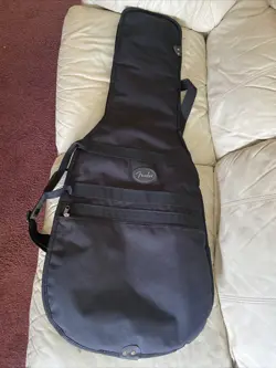 VINTAGE FENDER DELUXE GIG BAG STRAT TELE ELECTRIC GUITAR SOFT CASE