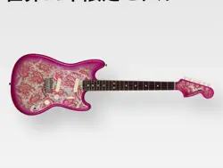 FENDER CHAR MUSTANG ELECTRIC GUITAR PINK PAISLEY 70TH ANNIVERSARY LIMITED MODEL