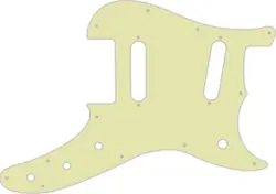 WD CUSTOM PICKGUARD FOR FENDER DUO-SONIC OFFSET SS #34T MINT GREEN THIN