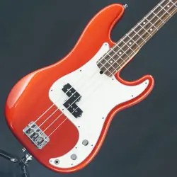 ELECTRIC BASS GUITAR FENDER USA AMERICAN PRECISION BASS GIG CASE 4 STRING USED