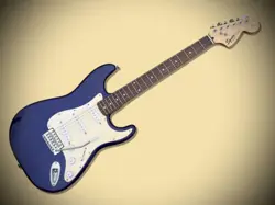 2006 BLUE FENDER STRATOCASTER SQUIER AFFINITY SERIES