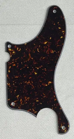 BROWN TORTOISE 4-PLY FIT FENDER TELE CABALLO TONO LIGERO STYLE GUITAR PICKGUARD