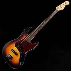FENDER  MADE IN JAPAN LTD JAZZ BASS RAW ASH ROSEWOOD 3 COLOR SUNBURST JD25009994