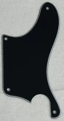 BLACK 3-PLY FOR FIT FENDER TELE CABALLO TONO LIGERO NO PICKUP GUITAR PICKGUARD