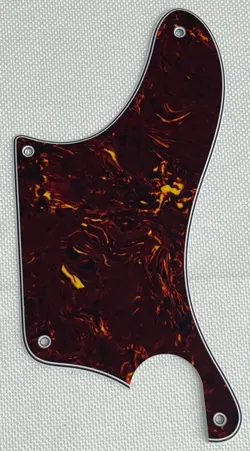 BROWN TORTOISE 4-PLY FENDER TELE CABALLO TONO LIGERO NO PICKUP GUITAR PICKGUARD