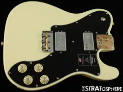 FENDER AMERICAN PROFESSIONAL II DELUXE TELE LOADED BODY, OLYMPIC WHITE!