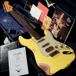 FENDER CUSTOM SHOP CUSTOM BUILT CUSTOM 60'S STRATOCASTER HEAVY RELIC GRAFFITI YE