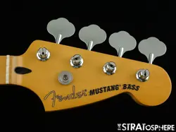 USED FENDER PLAYER II MUSTANG BASS PJ NECK & TUNERS 30