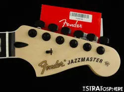 FENDER JIM ROOT JAZZMASTER V4 NECK + LOCKING TUNERS BOUND GUITAR THIN 