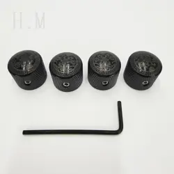 4PCS SCREW IN GUITAR AND BASS CONTROL KNOBS FIT SCHECTER,MUSICMAN,FENDER,IBANEZ