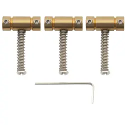 BRIO 21MM STANDARD BARREL STEEL SADDLES FOR FENDER® & SQUIRE® TELE STYLE GUITARS