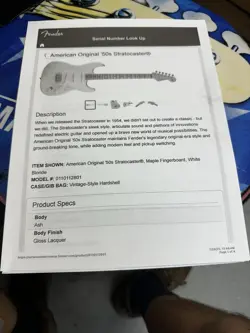 VINTAGE 50S STRATOCASTER