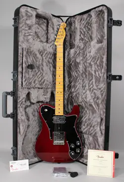 2022 FENDER LIMITED EDITION AMERICAN VINTAGE II '77 TELECASTER CUSTOM WINE RED W