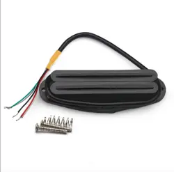 BLACK DUAL BLADES GUITAR HUMBUCKER PICKUP 13-14K FIT FENDER,IBANEZ,SUHR,ESP LTD