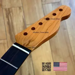 ROASTED MAPLE ROSEWOOD TELE NECK NITRO SATIN TELECASTER FT FENDER WARMOTH TR029