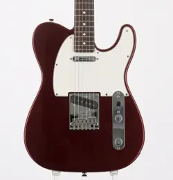 USED FENDER USA  AMERICAN STANDARD TELECASTER UPGRADE MYSTIC RED 2012 US12311102