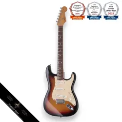 FENDER AMERICAN VINTAGE 62 STRAT THIN LACQUER 3COLOR SUNBURST 2005