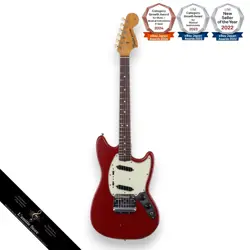 FENDER 1966 MUSTANG ELECTRIC GUITAR RED