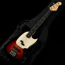 USED FENDER AMERICAN PERFORMER MUSTANG BASS SUNBURST 2002 US22038411 GUITAR