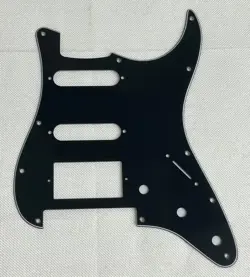 BLACK 3-PLY FOR FIT FENDER STRAT FLOYD ROSE TREMOLO HSS STYLE GUITAR PICKGUARD