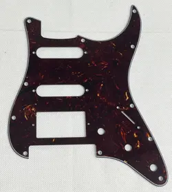 BROWN TORTOISE 4-PLY FENDER STRAT FLOYD ROSE TREMOLO HSS STYLE GUITAR PICKGUARD