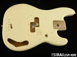 FENDER VINTERA II 60S PRECISION BASS BODY, P BASS ALDER OLYMPIC WHITE