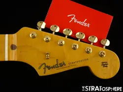 USA FENDER CUSTOM SHOP 70TH ANNIE 54 STRAT NOS NECK GOLD TUNERS FLAME MAPLE AAAA