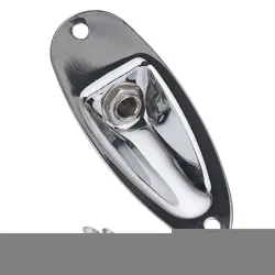 1 PCS BOAT STYLE STRAT JACK PLATE FOR FENDER STRATOCASTER ELECTRIC GUITAR