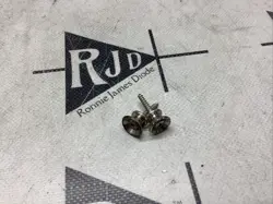 80S FENDER USA STRAP BUTTONS SET CHROME RELIC