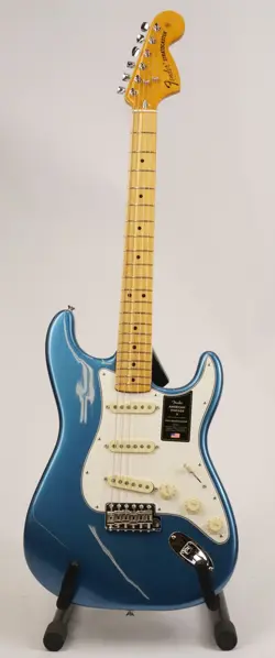 FENDER AMERICAN VINTAGE II 1973 STRATOCASTER ELECTRIC GUITAR (LAKE PLACID BLUE)