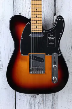 FENDER PLAYER II TELECASTER SOLID BODY ELECTRIC GUITAR 3-COLOR SUNBURST FINISH