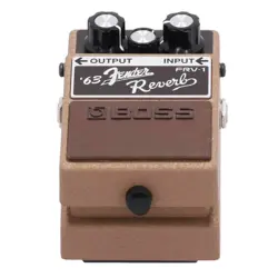 BOSS FRV-1 '63 FENDER REVERB GUITAR EFFECT PEDAL TEST COMPLETED WORKING