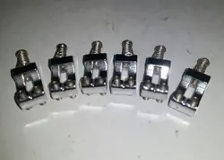 VINTAGE STYLE STRATOCASTER BRIDGE SADDLES (SET) FOR STANDARD FENDER TREMOLO