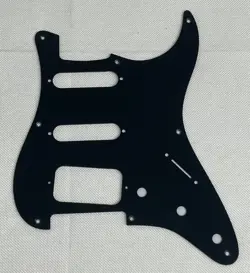BLACK 1-PLY FOR FIT FENDER 57 STRATOCASTER 8-HOLE HSS STYLE GUITAR PICKGUARD