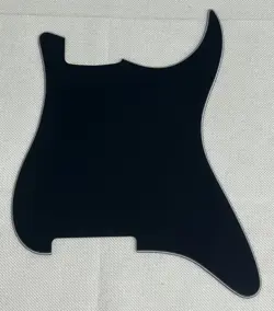 BLACK 3-PLY FOR FIT FENDER STRATOCASTER STRAT BLANK STYLE GUITAR PICKGUARD