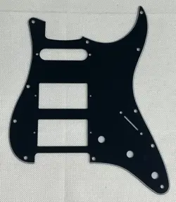 BLACK 3-PLY FOR FIT FENDER STANDARD STRAT HHS STYLE GUITAR PICKGUARD