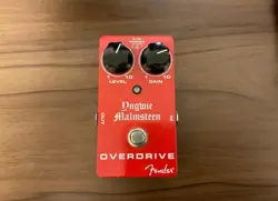 FENDER YNGWIE MALMSTEEN OVERDRIVE USED GUITAR EFFECTS PEDAL