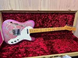 ELECTRIC GUITAR FENDER LTD 50'S TELECASTER  RELIC PINK PAISLEY 2017 WITH CASE