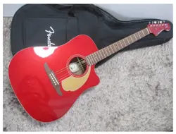 ELECTRIC ACOUSTIC GUITAR FENDER REDONDO PLAYER CAR WN CALIFORNIA SERIES RED