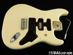 FENDER JIMMIE VAUGHAN STRAT BODY & HARDWARE, STRATOCASTER OLYMPIC WHITE