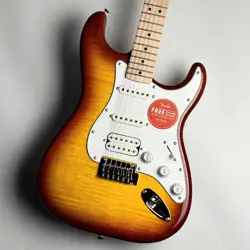 SQUIER BY FENDER AFFINITY STRATOCASTER FLAME MAPLE TOP HSS M SIENNA SUNBURST