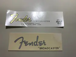 DECALS STRATOCASTER AND