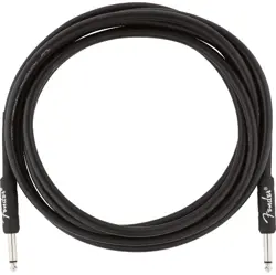FENDER  PROFESSIONAL SERIES INSTRUMENT CABLE, STRAIGHT/STRAIGHT, 10', BLACK