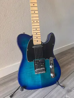 2022 LIMITED EDITION FENDER PLAYER TELECASTER PLUS TOP GUITAR - BLUE BURST