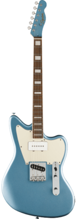 FENDER SQUIER LIMITED EDITION PARANORMAL OFFSET TELECASTER SJ, ICE BLUE METALLIC